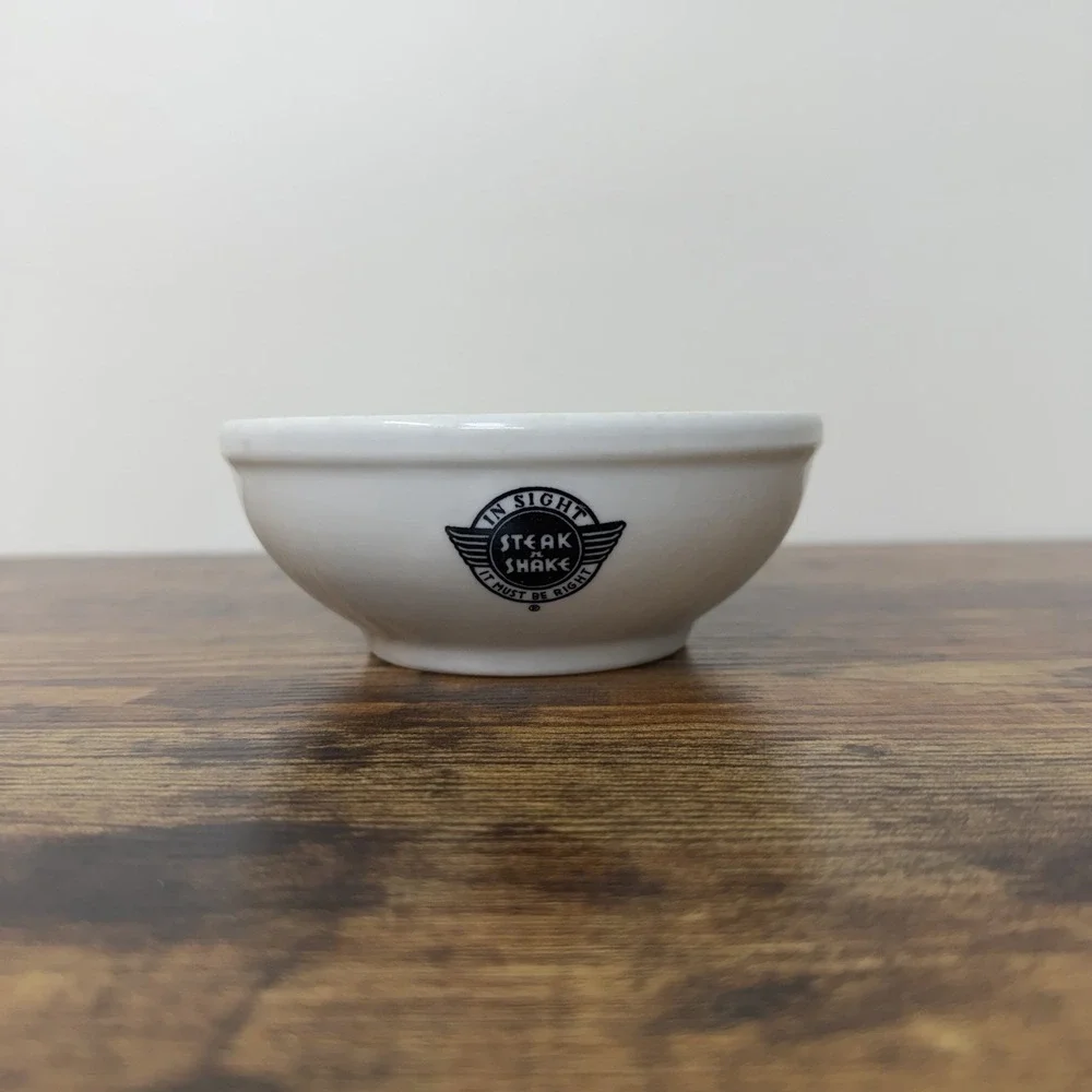 Vintage Steak N Shake Shenango China Restaurant Chili Soup Cereal Bowl 5.75